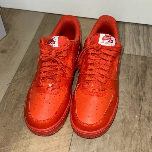 Nike Air Force 1 Low Triple Orange Shoes af1 DZ4442-800    Women's 9 - Picture 4 of 11
